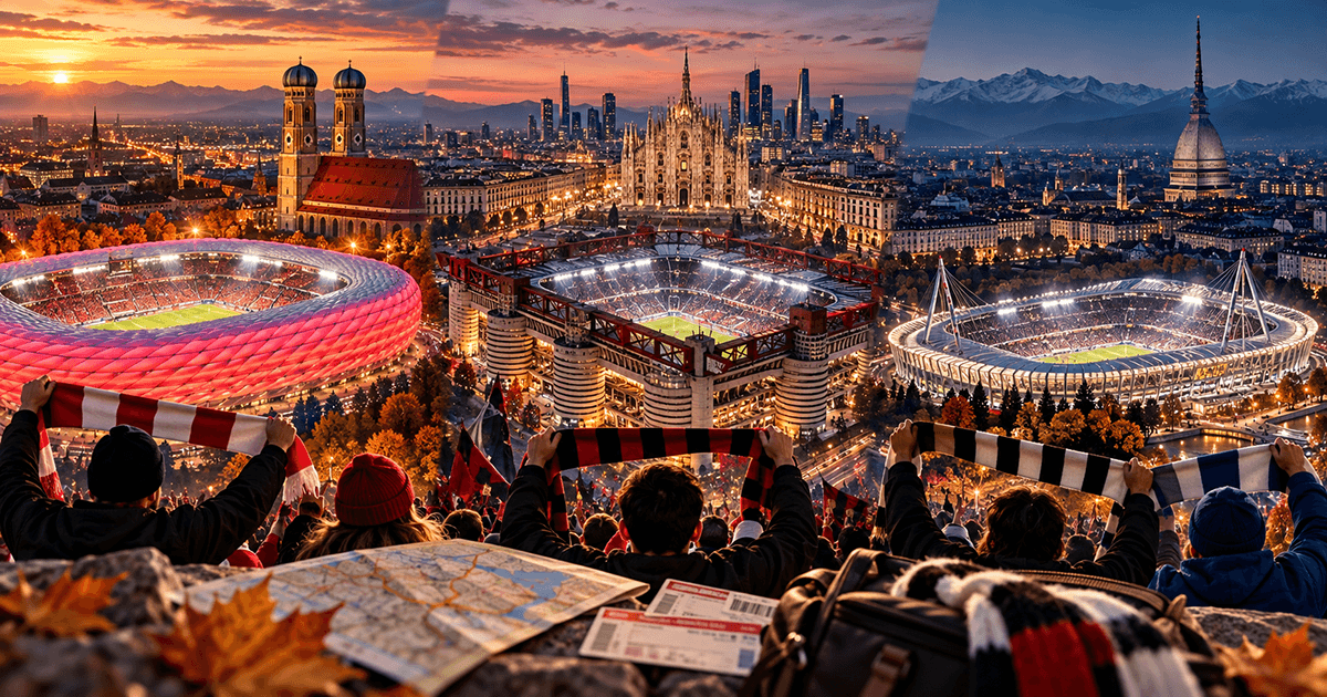 One Weekend, Three Giants: Munich, Milan and Turin