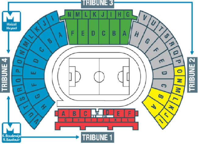 King Baudouin Stadium Seating Plan Guide Reviews SeatPick