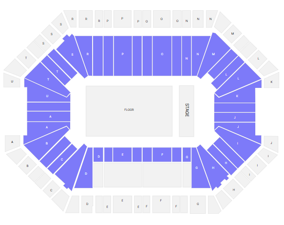 Accor Arena seating map
