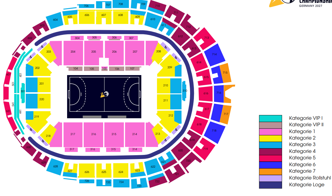 Lanxess Arena seating plan