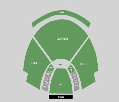 Synovus Bank Amphitheater at Chastain Park seating map