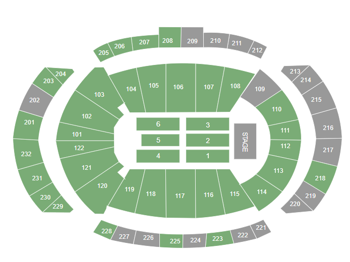 T-Mobile Center seating map